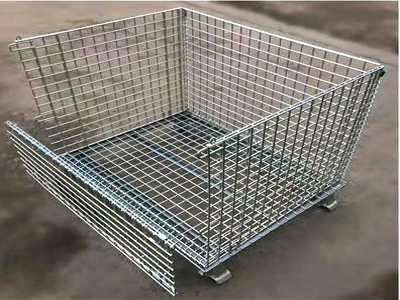 折疊式（shì）倉儲籠-倉庫折疊籠